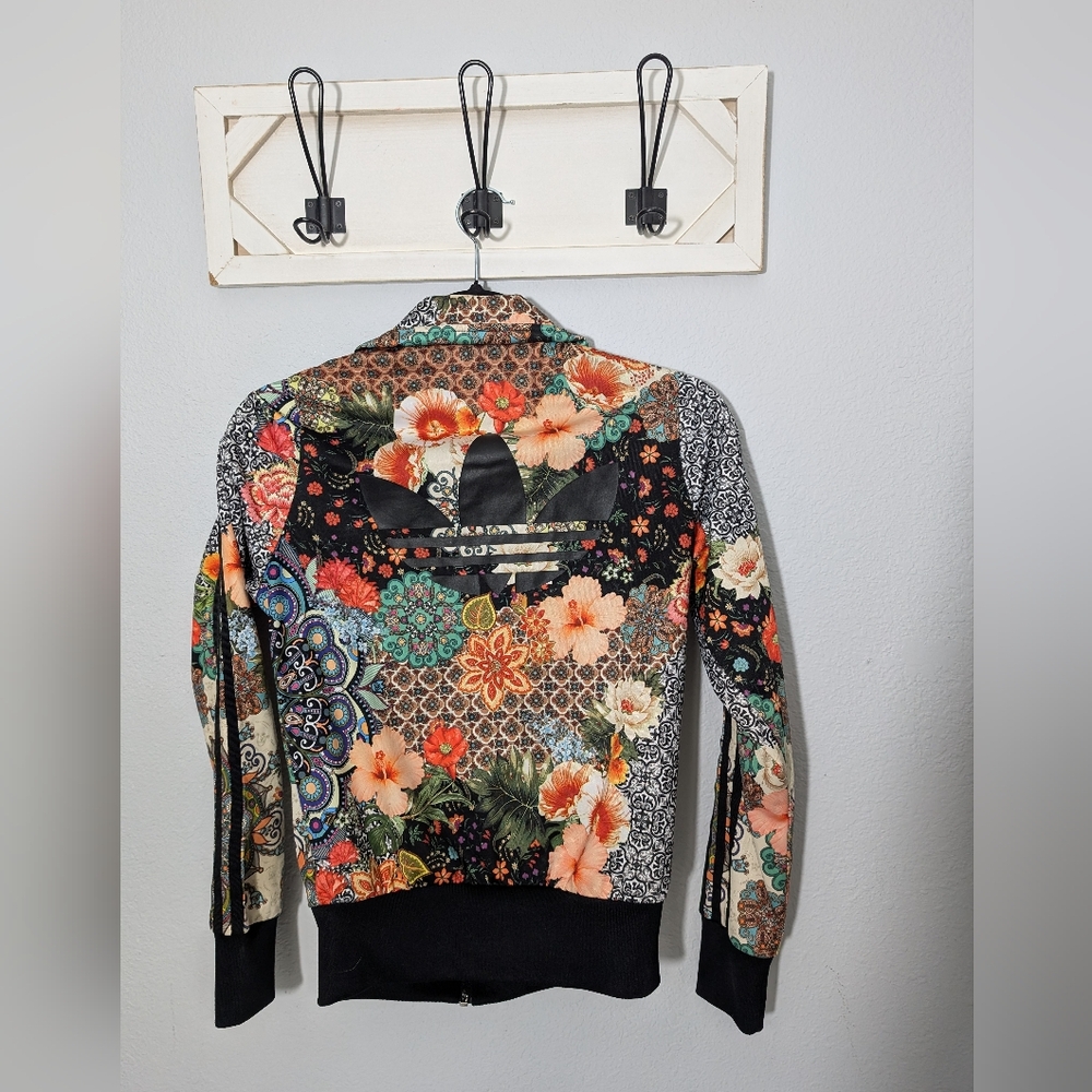 Adidas Multicolor Floral Jacket - Picture 6 of 9